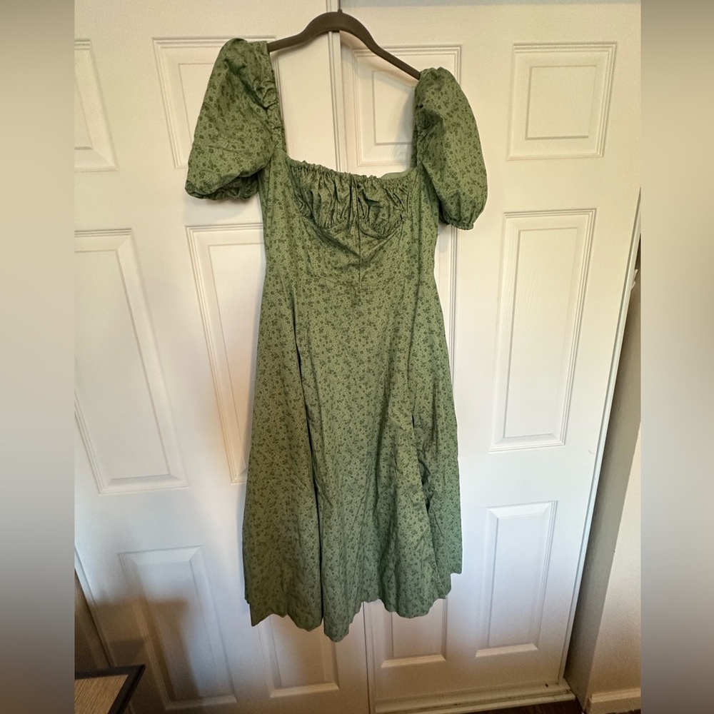 House of CB Green Floral Women's Dress